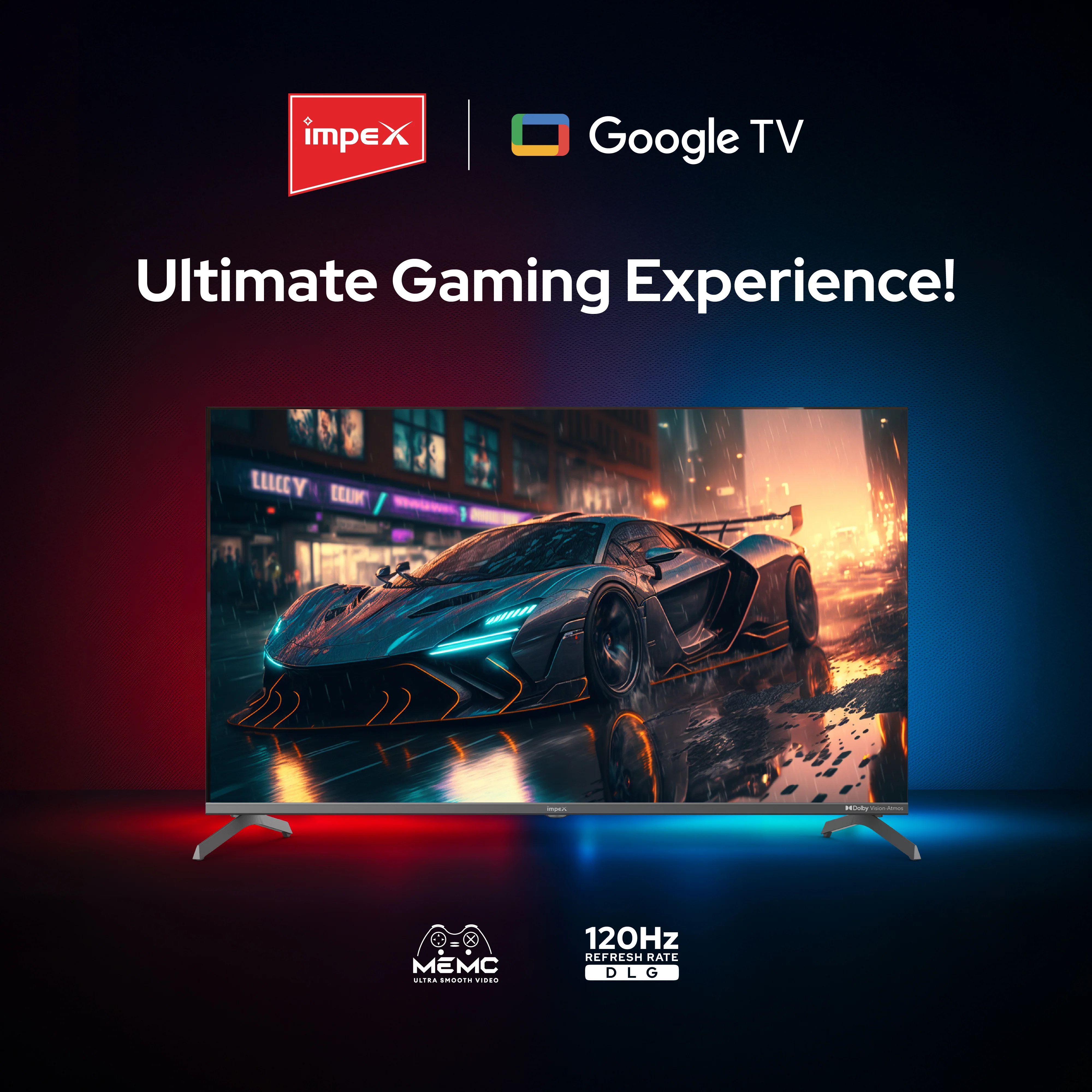 IMPEX|evoQ 43S4QLC3| 43"|4K QLED|GoogleTV|HDR10|120Hz DLG|Dolby Vision|Dolby ATMOS|ALLM|MEMC|24W SPEAKER|4 Year Warranty - Image 11