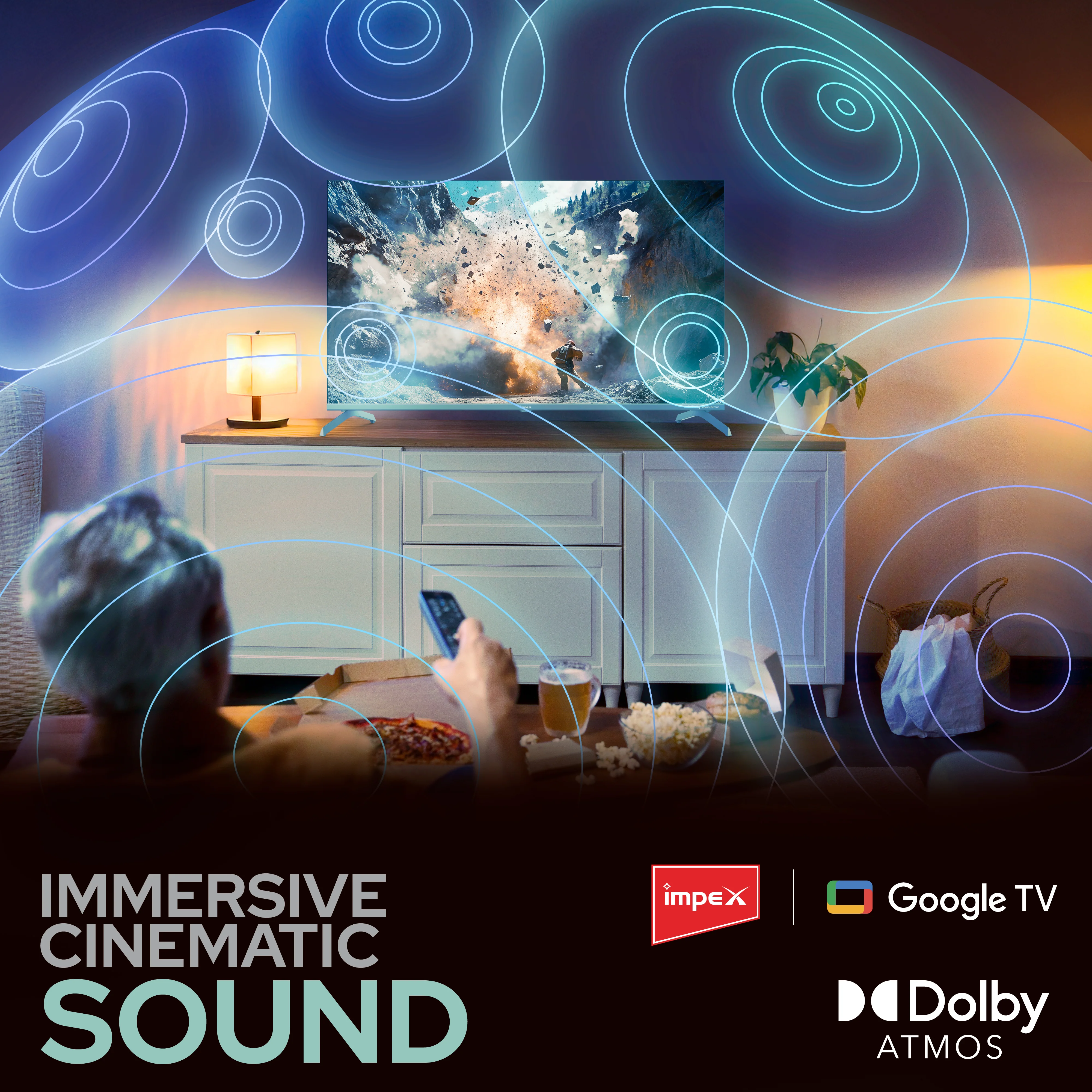 IMPEX|evoQ 43S4QLC3| 43"|4K QLED|GoogleTV|HDR10|120Hz DLG|Dolby Vision|Dolby ATMOS|ALLM|MEMC|24W SPEAKER|4 Year Warranty - Image 14