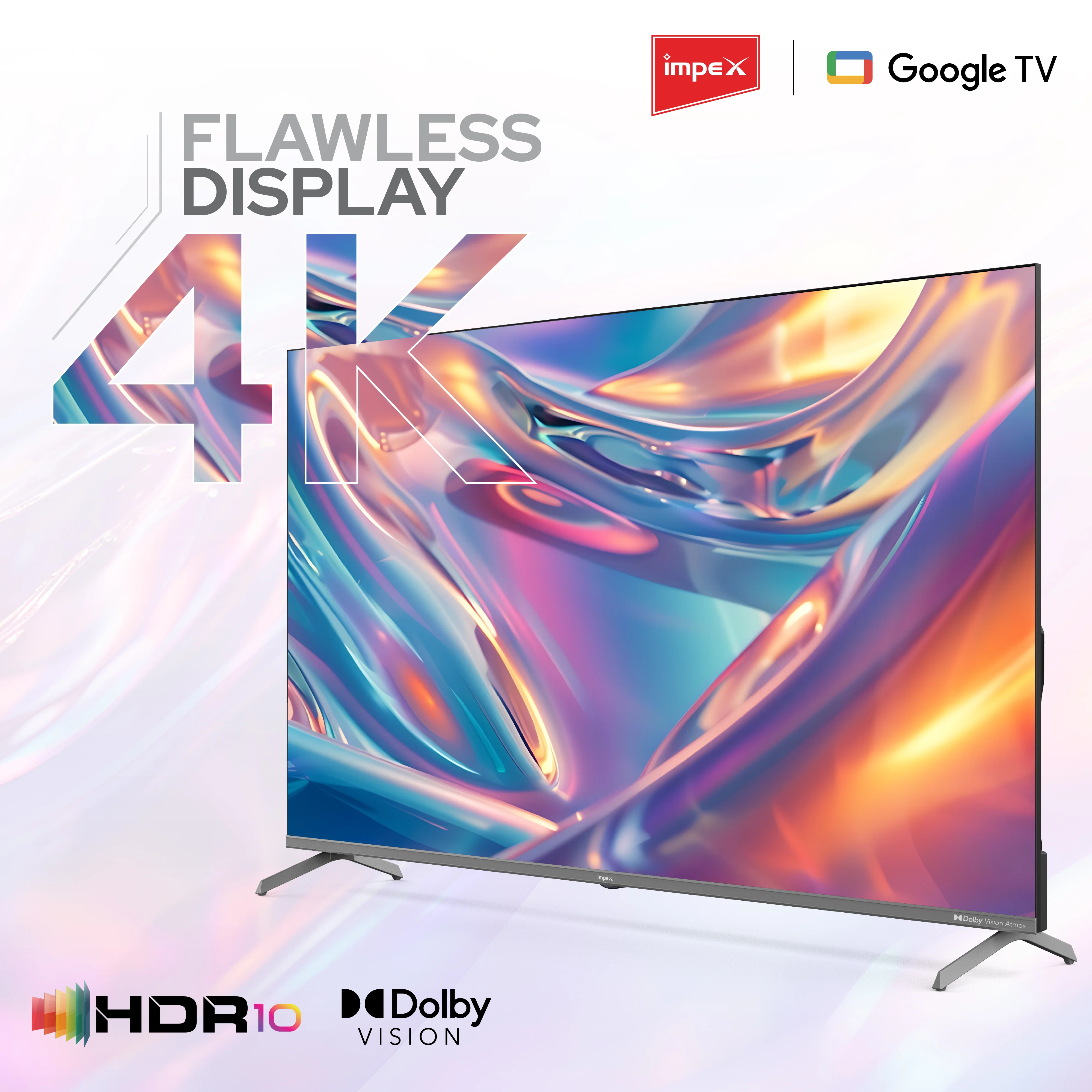 IMPEX|evoQ 55S4QLC3| 55"|4K QLED|GoogleTV|HDR10|120Hz DLG|Dolby Vision|Dolby ATMOS|ALLM|MEMC|24W SPEAKER|4 Year Warranty - Image 3