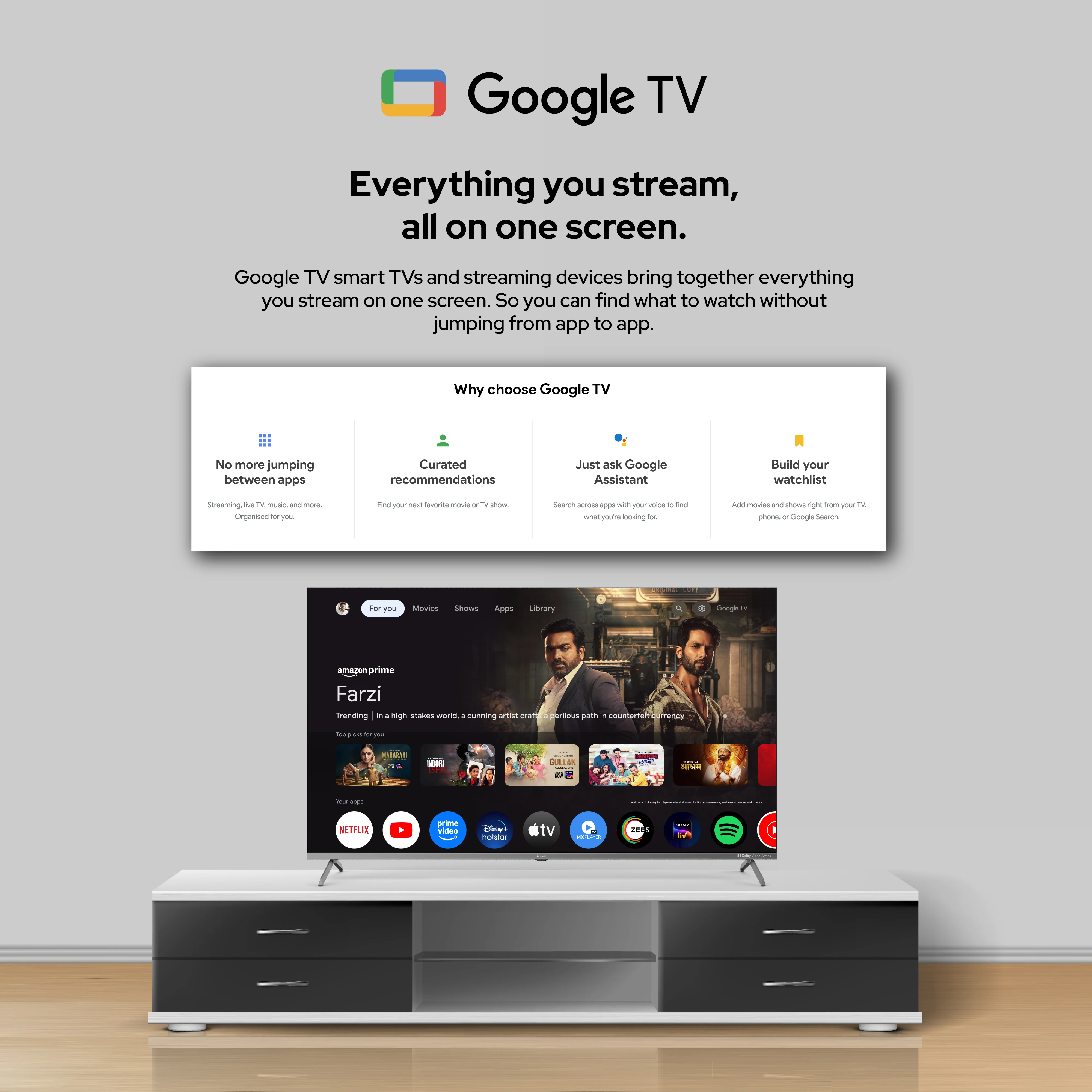 IMPEX|evoQ 55S4QLC3| 55"|4K QLED|GoogleTV|HDR10|120Hz DLG|Dolby Vision|Dolby ATMOS|ALLM|MEMC|24W SPEAKER|4 Year Warranty - Image 5