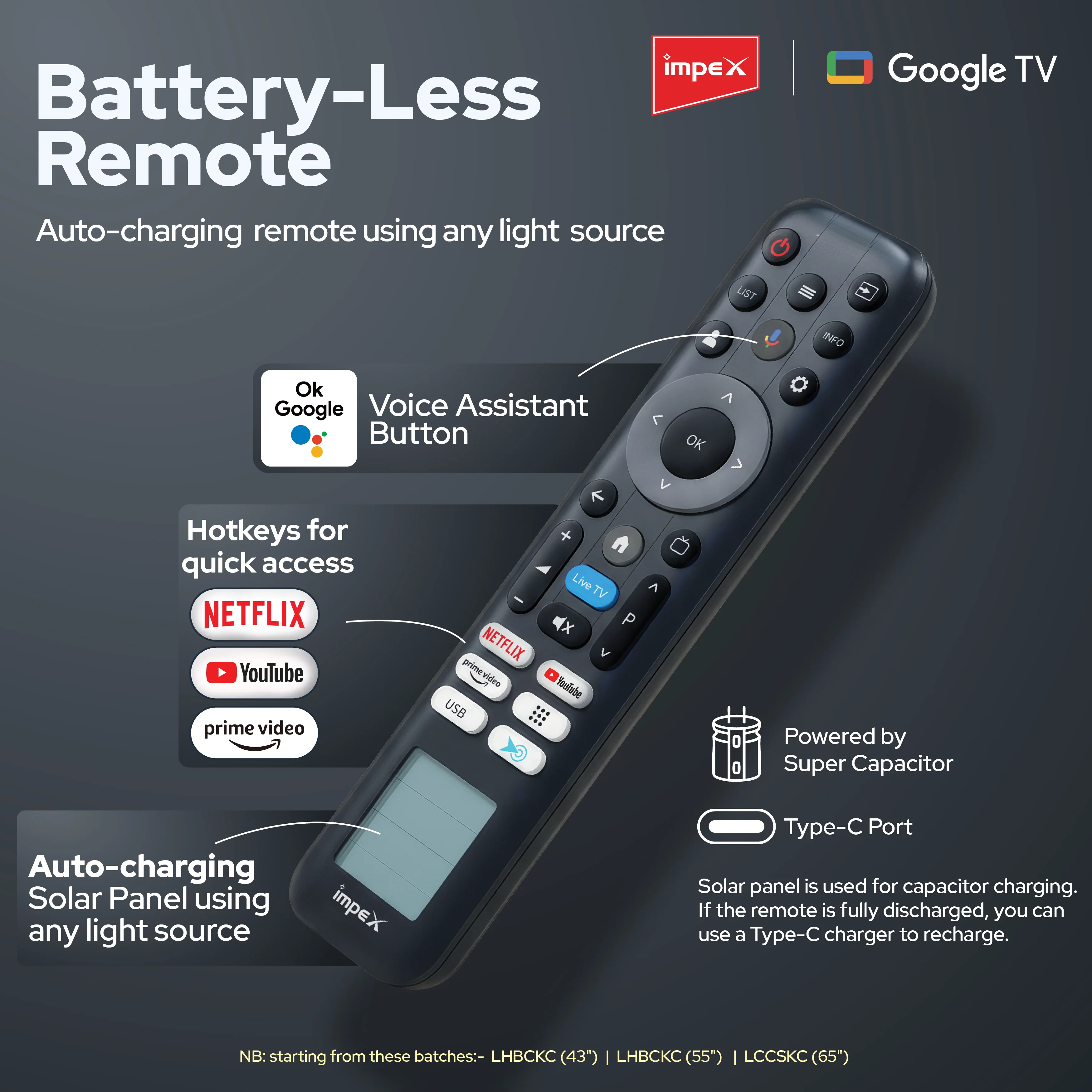 IMPEX|evoQ 65S4QLC3| 65"|4K QLED|GoogleTV|HDR10|120Hz DLG|Dolby Vision|Dolby ATMOS|ALLM|MEMC|24W SPEAKER|4 Year Warranty - Image 17