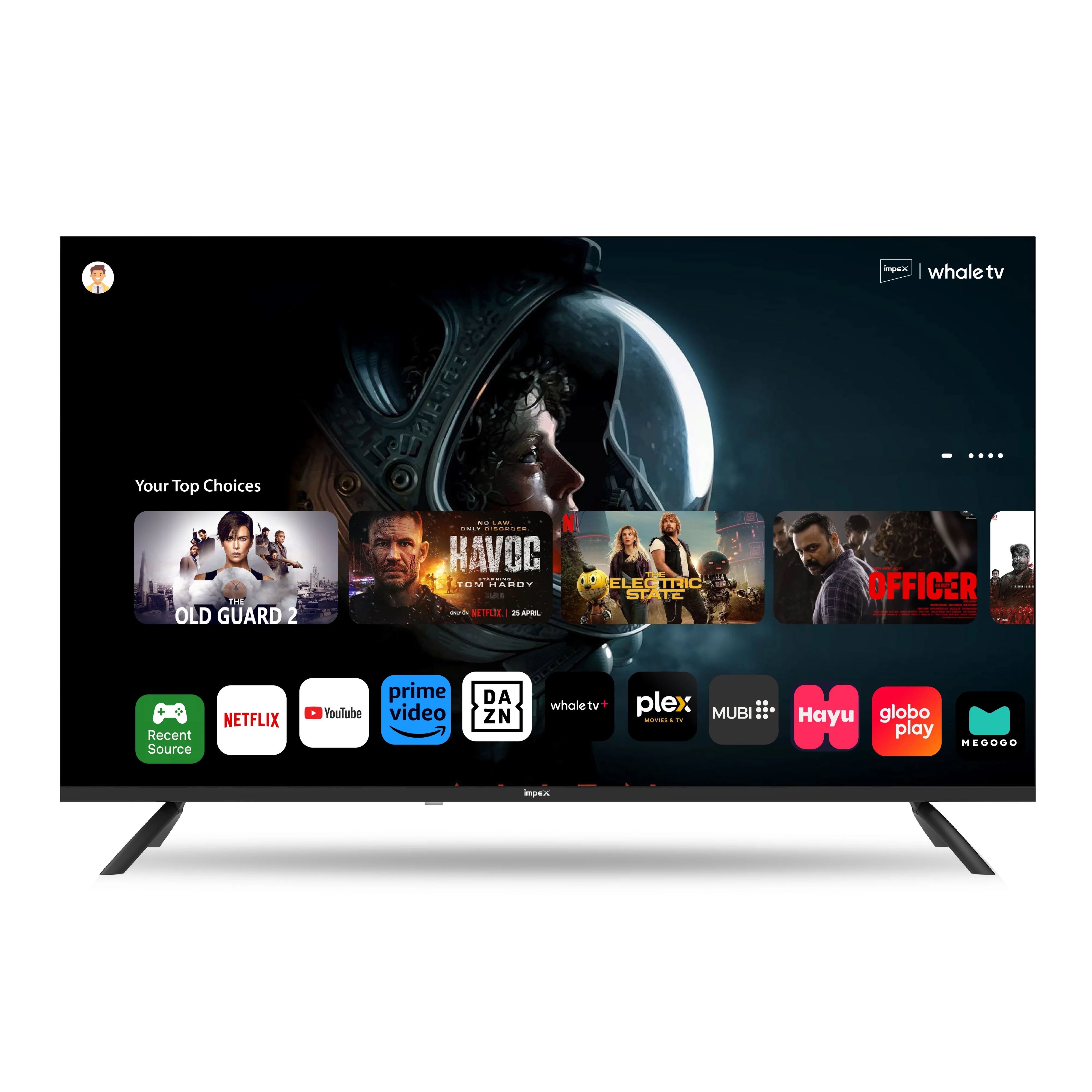 Impex WIOS Whale Series 43-inch 4K UHD QLED Smart TV (WIOS 43A4QSK1) with HDR10, Dolby Audio, and 3-Year Warranty (Black) - Image 3