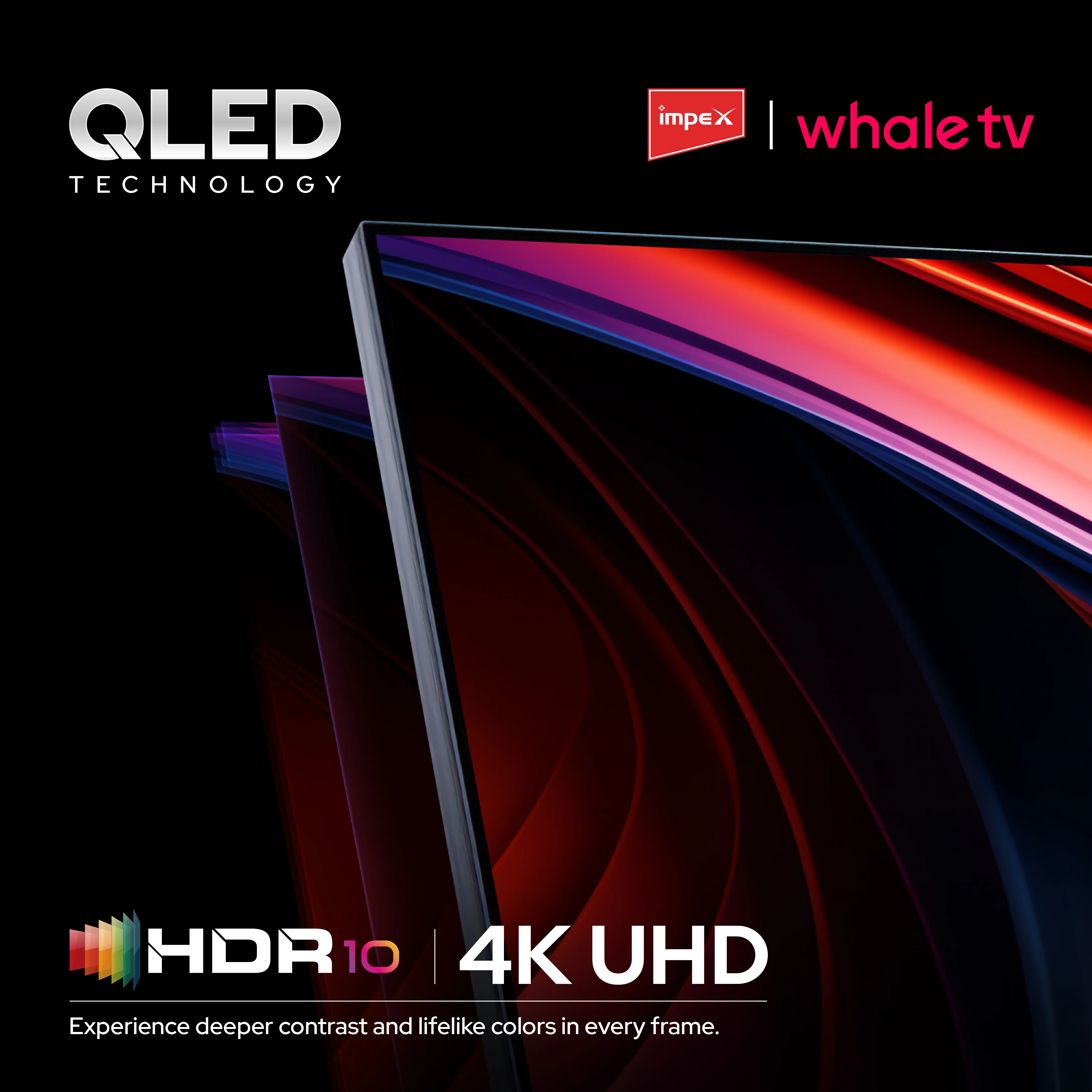 Impex WIOS Whale Series 43-inch 4K UHD QLED Smart TV (WIOS 43A4QSK1) with HDR10, Dolby Audio, and 3-Year Warranty (Black) - Image 6