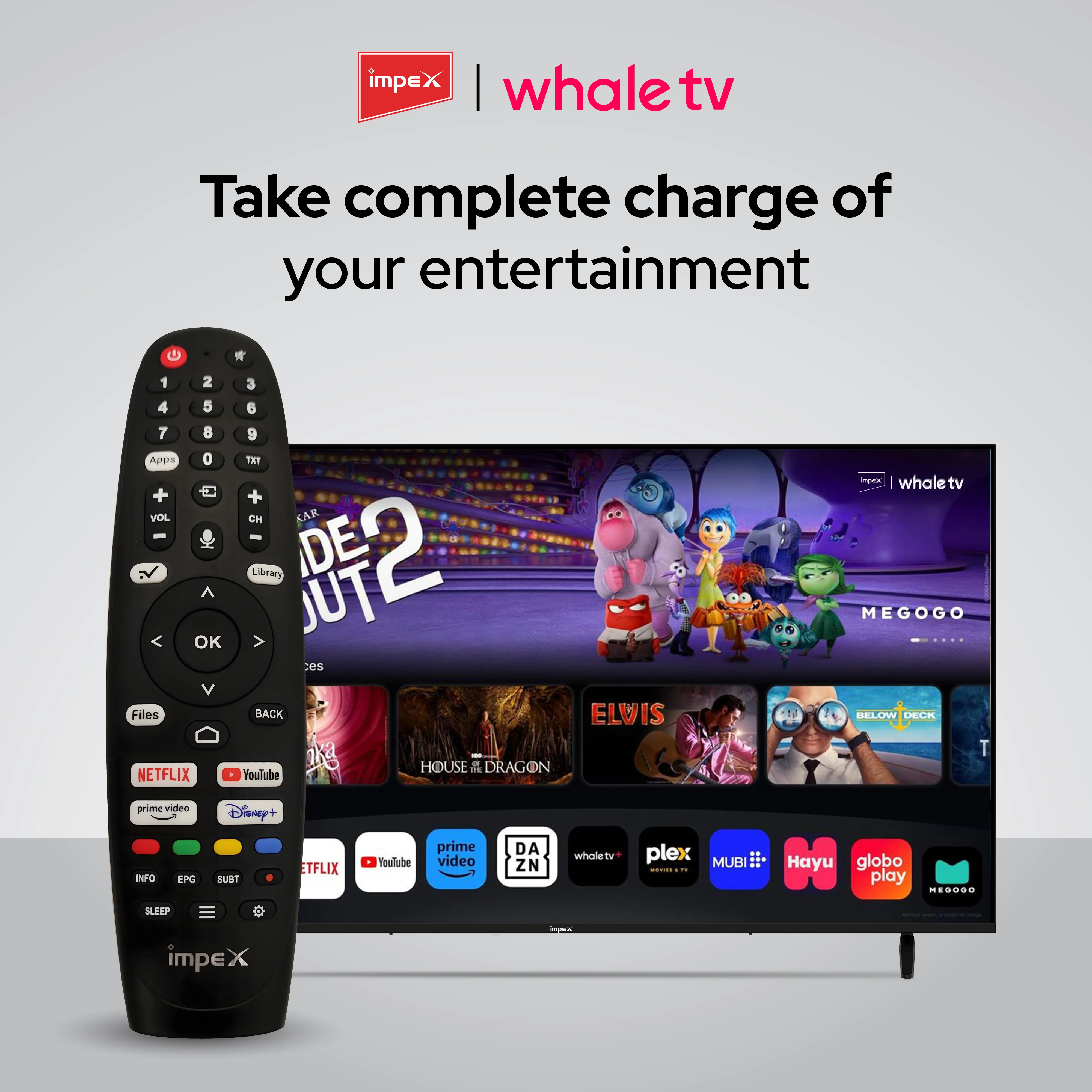 Impex WIOS Whale Series 55-inch 4K UHD QLED Smart TV (WIOS 55A4QSK1) with HDR10, Dolby Audio, and 3-Year Warranty (Black) - Image 3