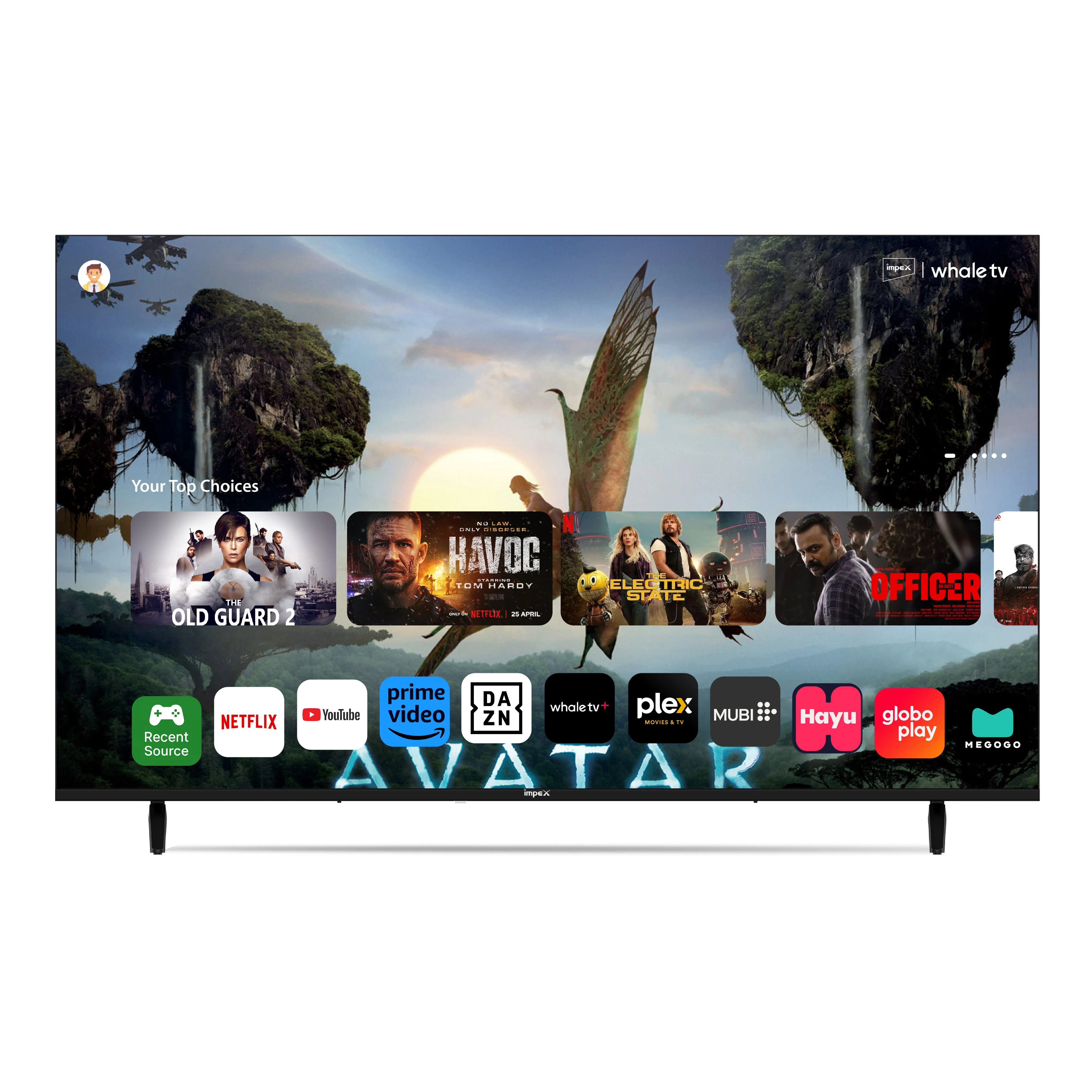 Impex WIOS Whale Series 55-inch 4K UHD QLED Smart TV (WIOS 55A4QSK1) with HDR10, Dolby Audio, and 3-Year Warranty (Black) - Image 4