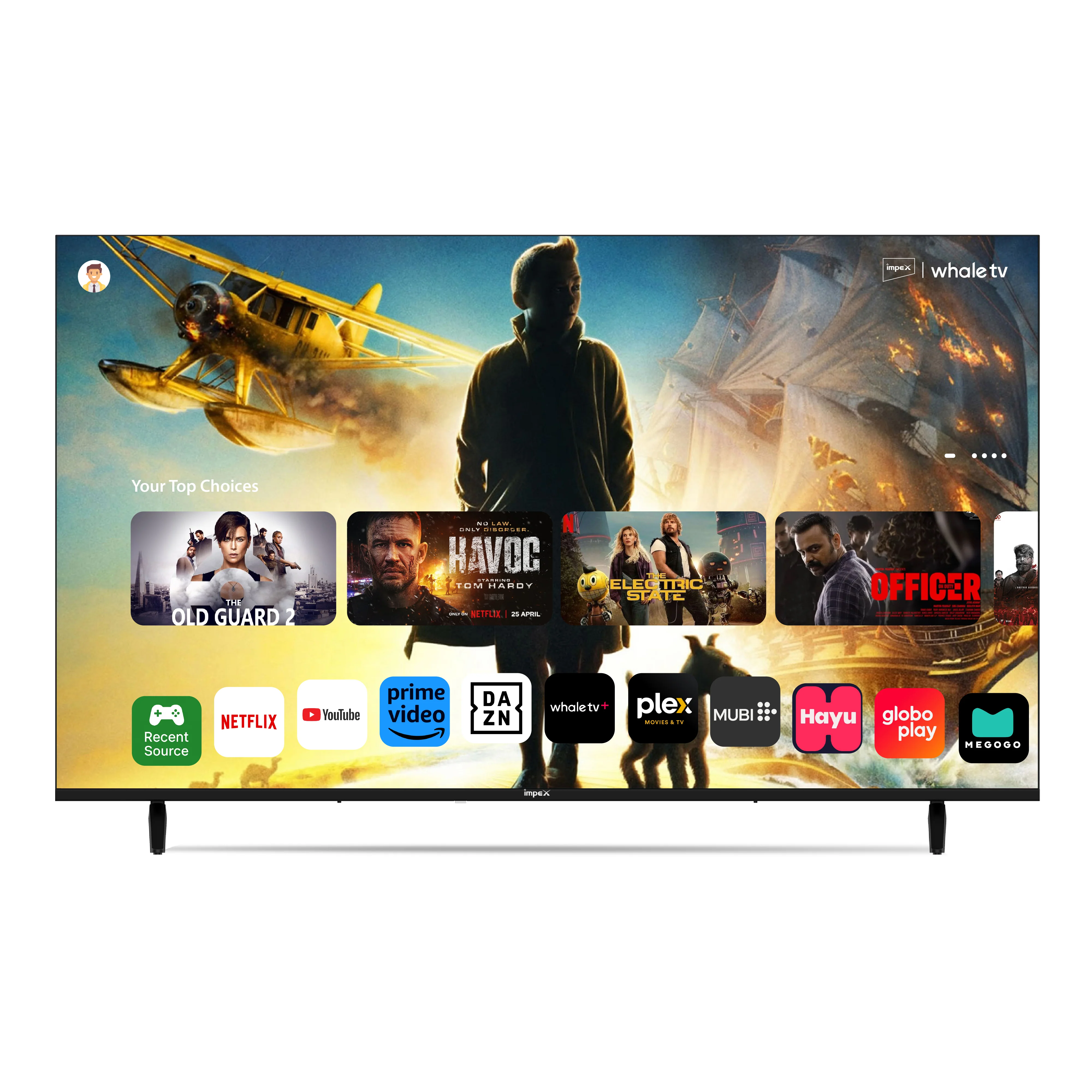 Impex WIOS Whale Series 65-inch 4K UHD QLED Smart TV (WIOS 65A4QSK1) with HDR10, Dolby Audio, and 3-Year Warranty (Black) - Image 3