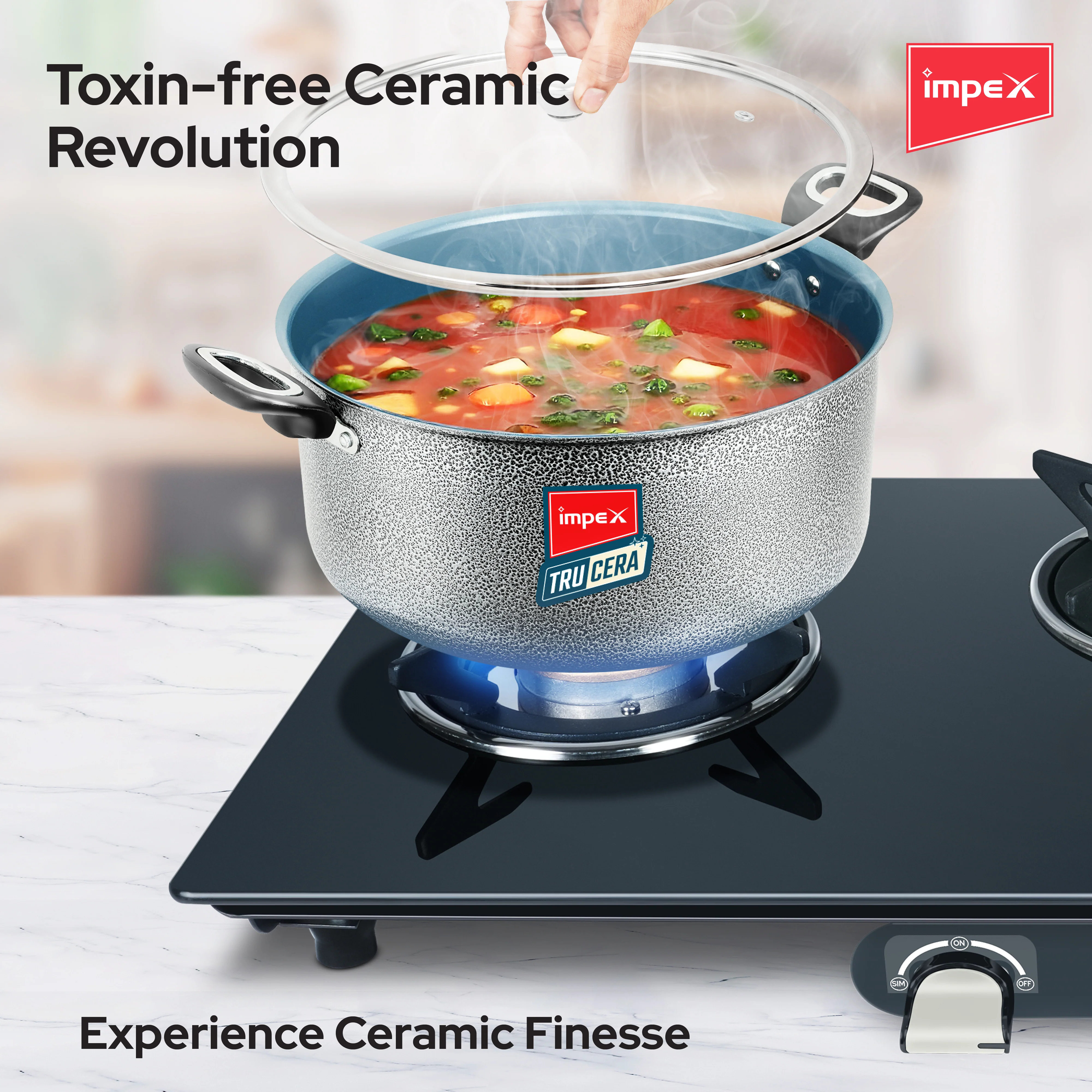 Trucera 10L Ceramic Biriyani Pot | Induction, Non-Stick | 2 Year Warranty - Image 11