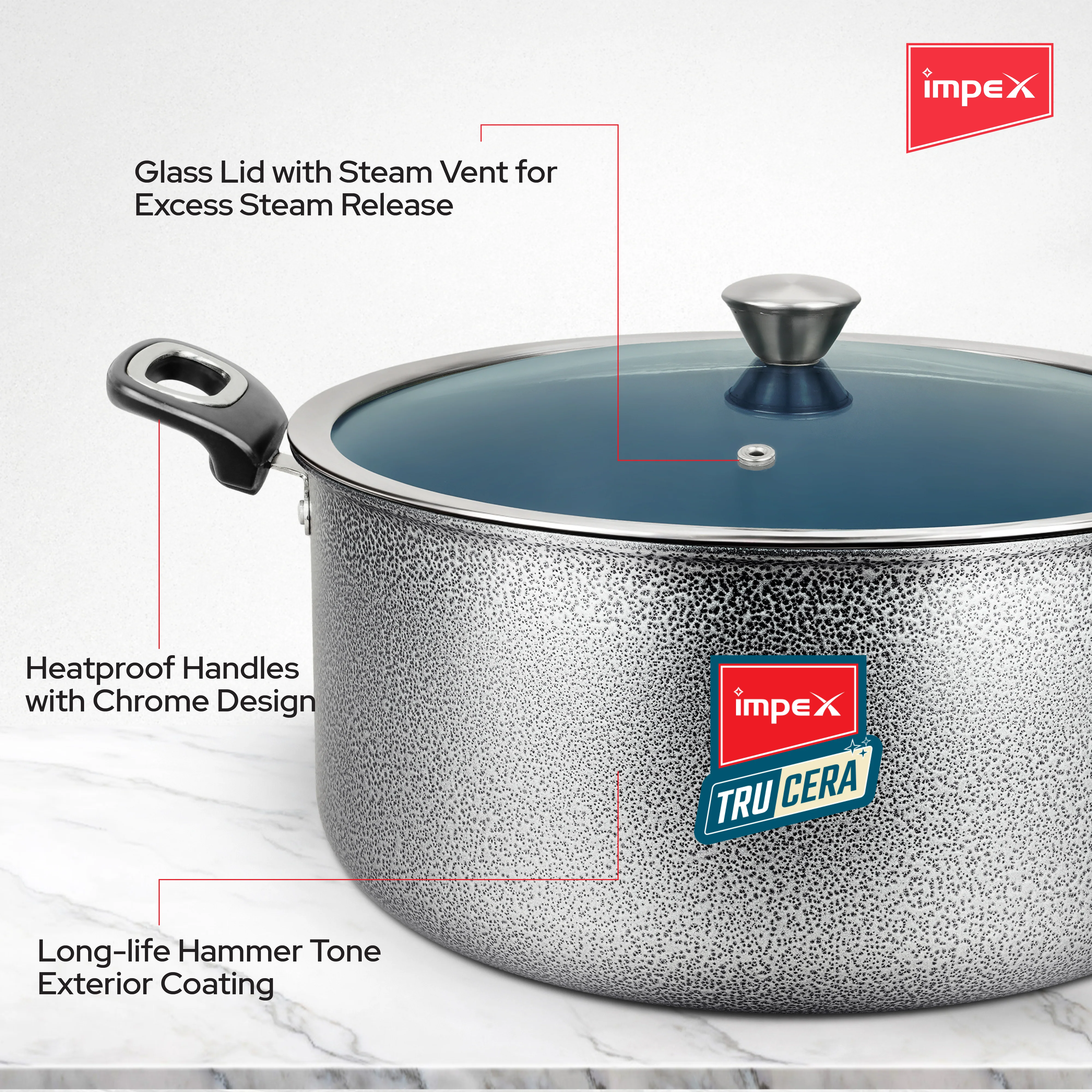 Trucera 10L Ceramic Biriyani Pot | Induction, Non-Stick | 2 Year Warranty - Image 15