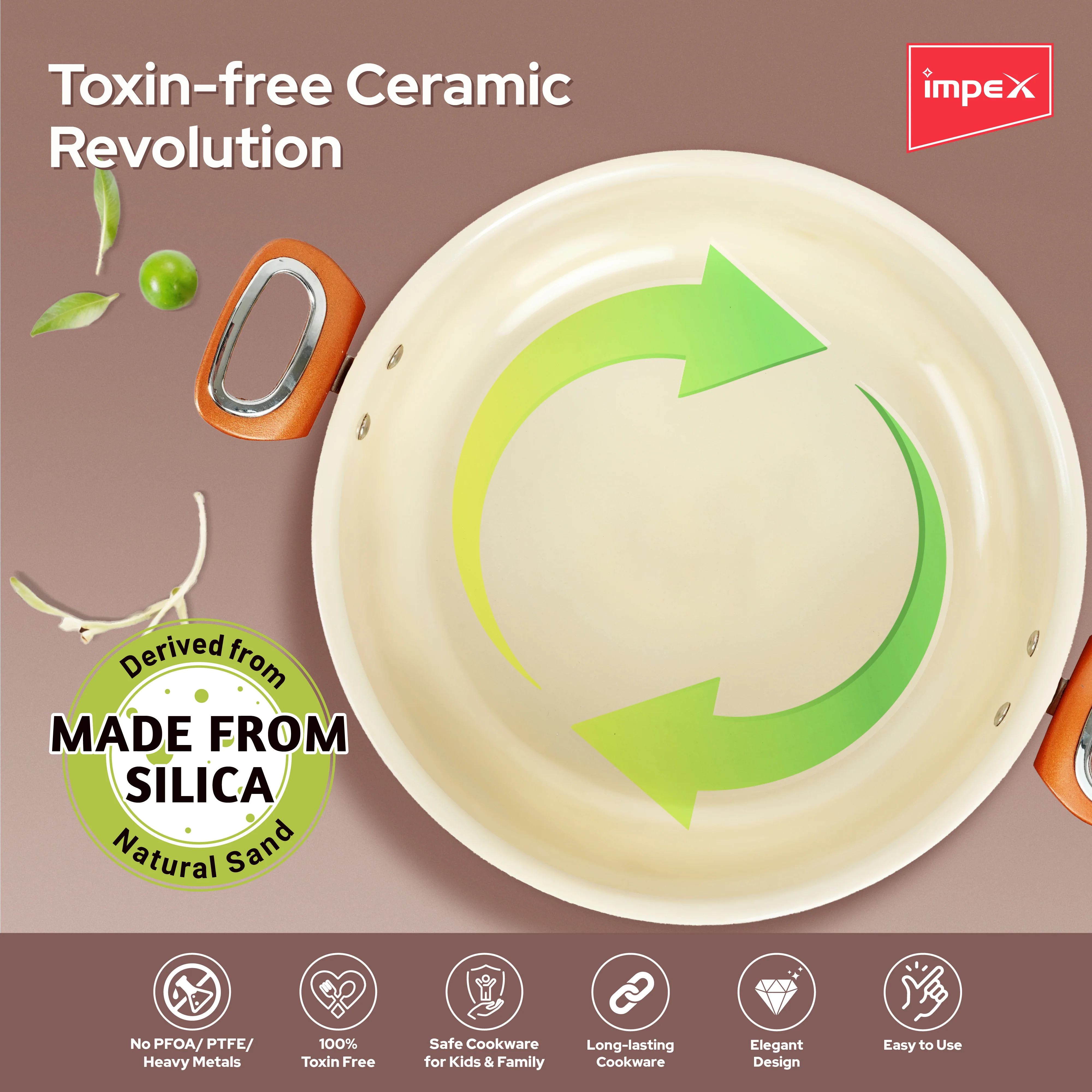 Trucera 10L Ceramic Biriyani Pot | Induction, Non-Stick | 2 Year Warranty - Image 4
