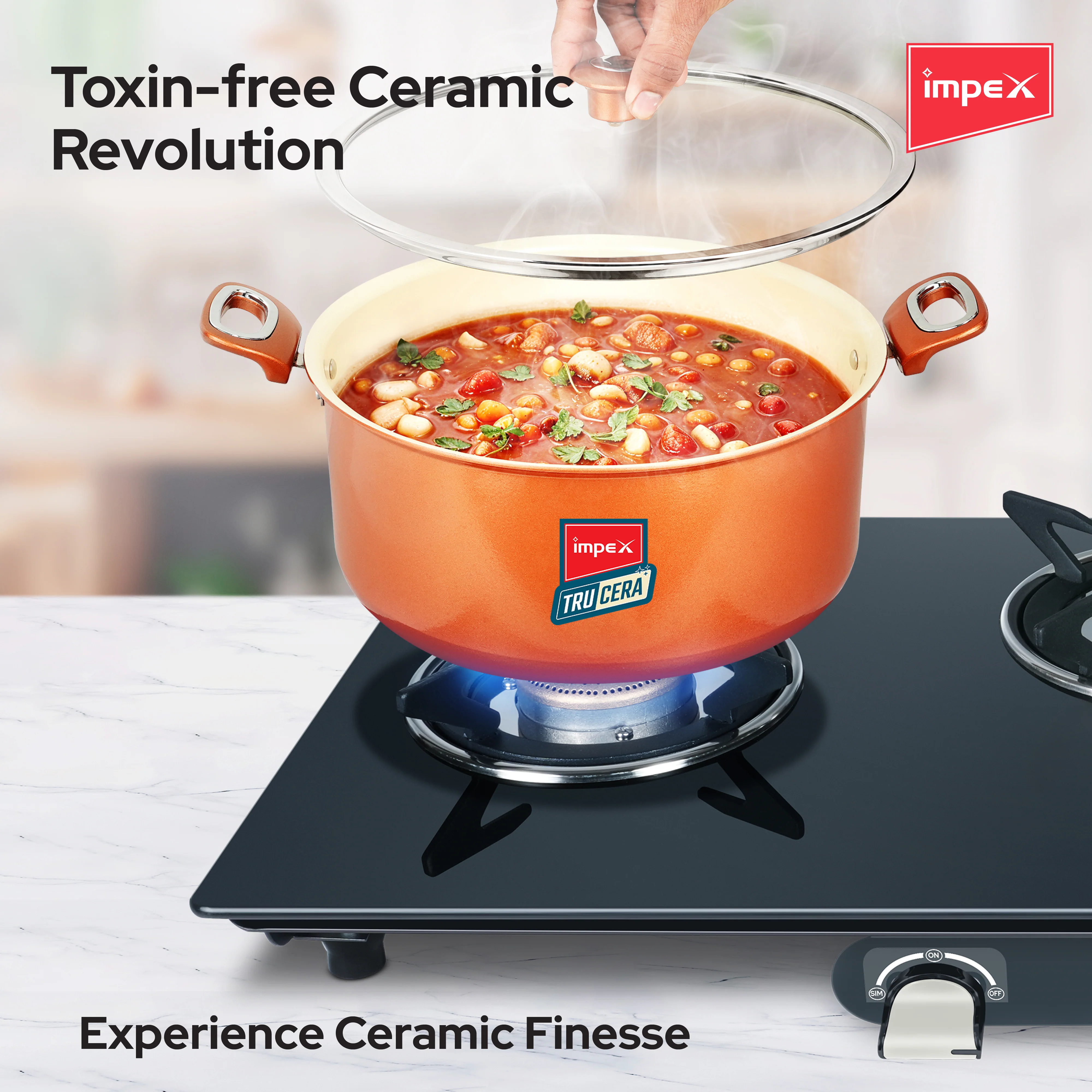 Trucera 10L Ceramic Biriyani Pot | Induction, Non-Stick | 2 Year Warranty - Image 6