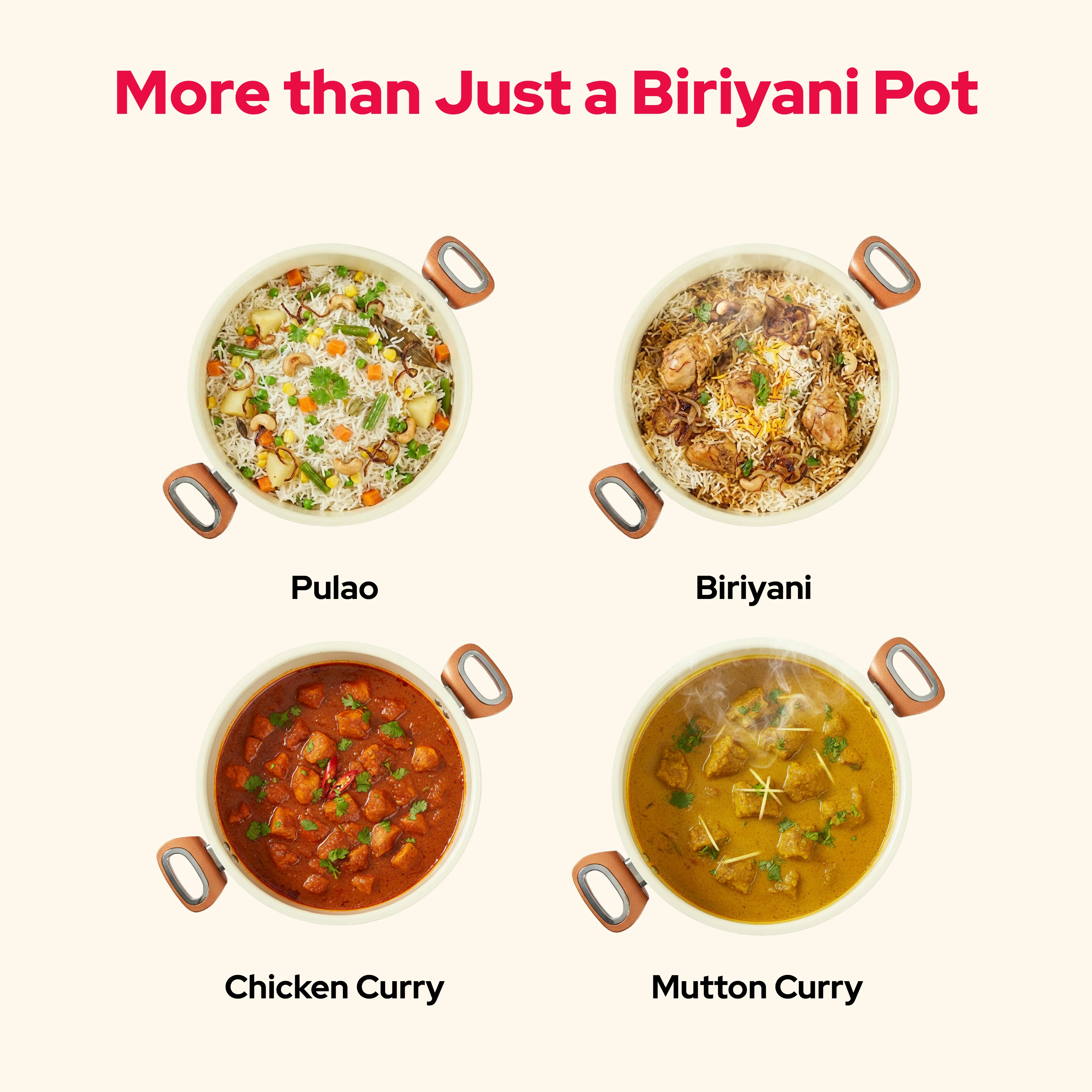 Trucera 8L Ceramic Biriyani Pot | Induction, Non-Stick | 2 Year Warranty - Image 7